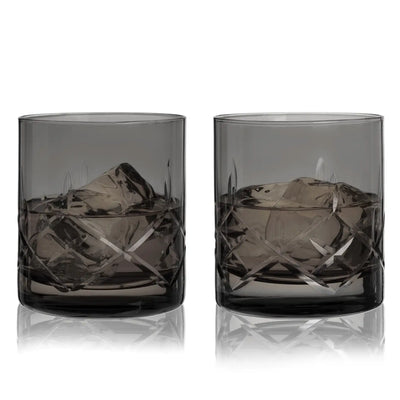 viski admiral glasses in black