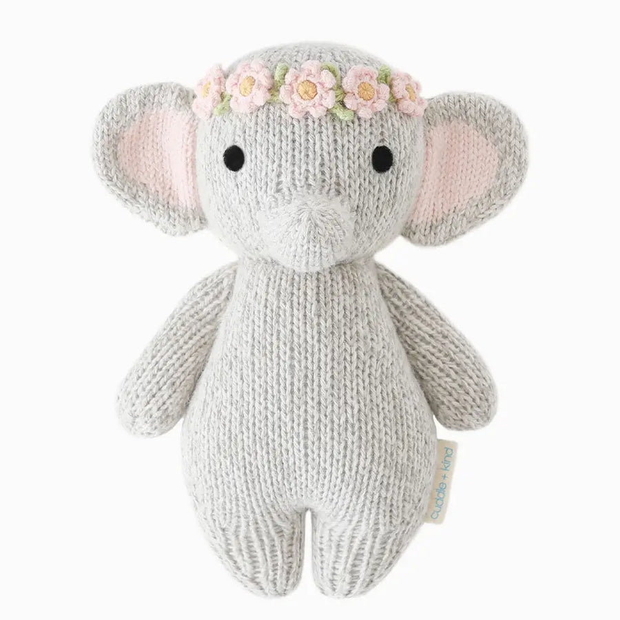 Gift set with cuddle+kind elephant, blanket, teether and hatch sound machine