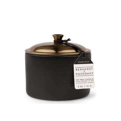 Paddywax bergamot and mahogany candle