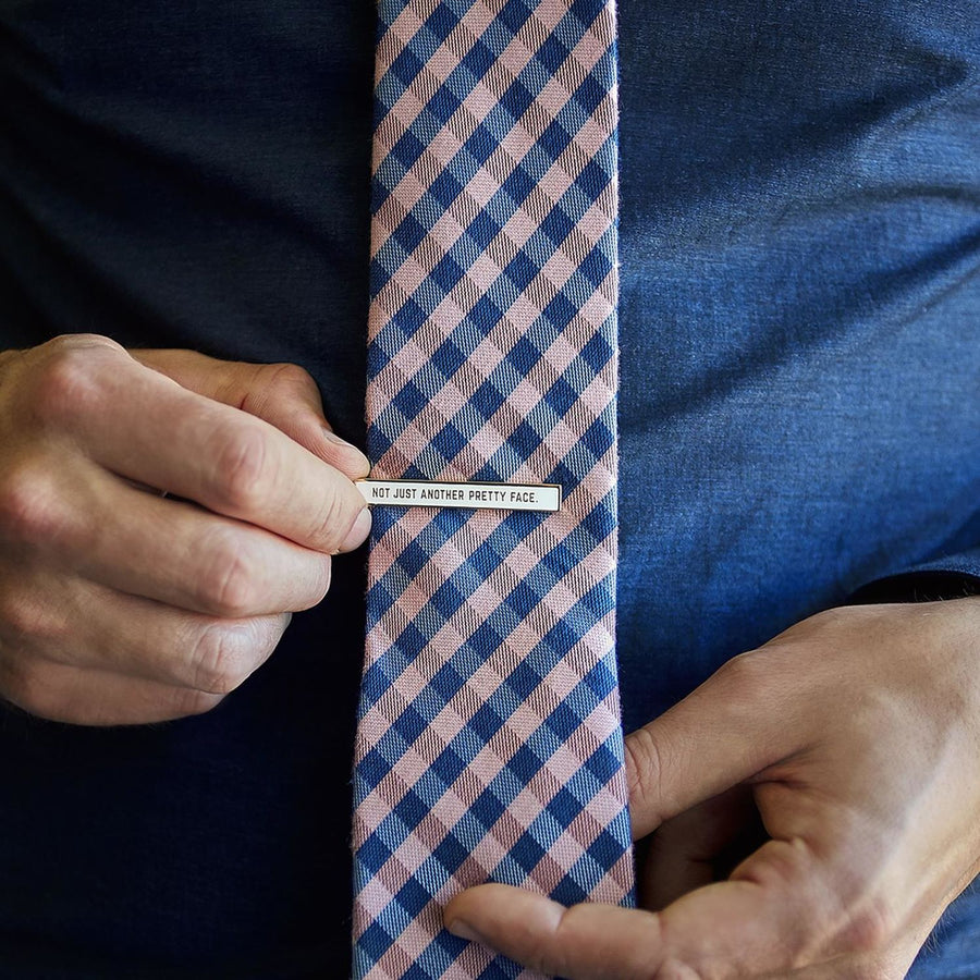 Not Just Another Pretty Face Tie Clip