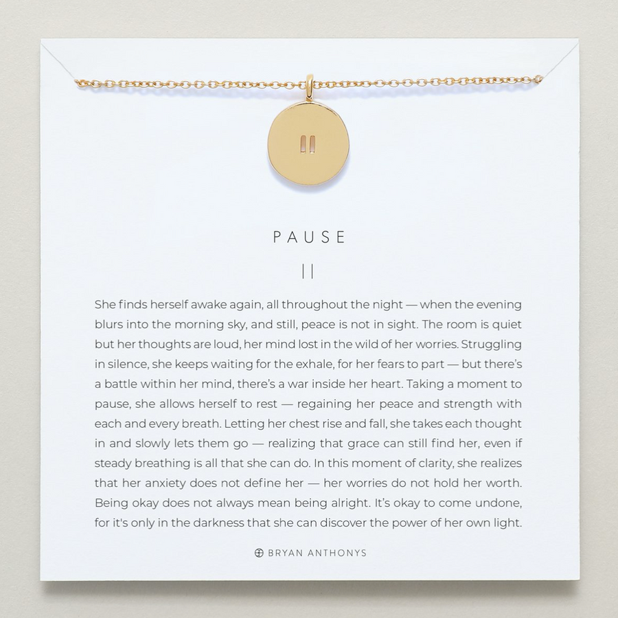 Bryan Anthonys | Pause Necklace, Gold