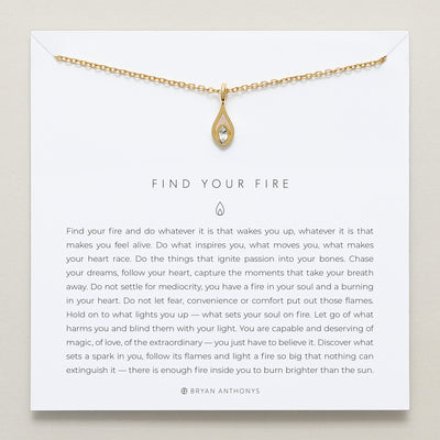 Bryan Anthonys | Find Your Fire Necklace, Gold
